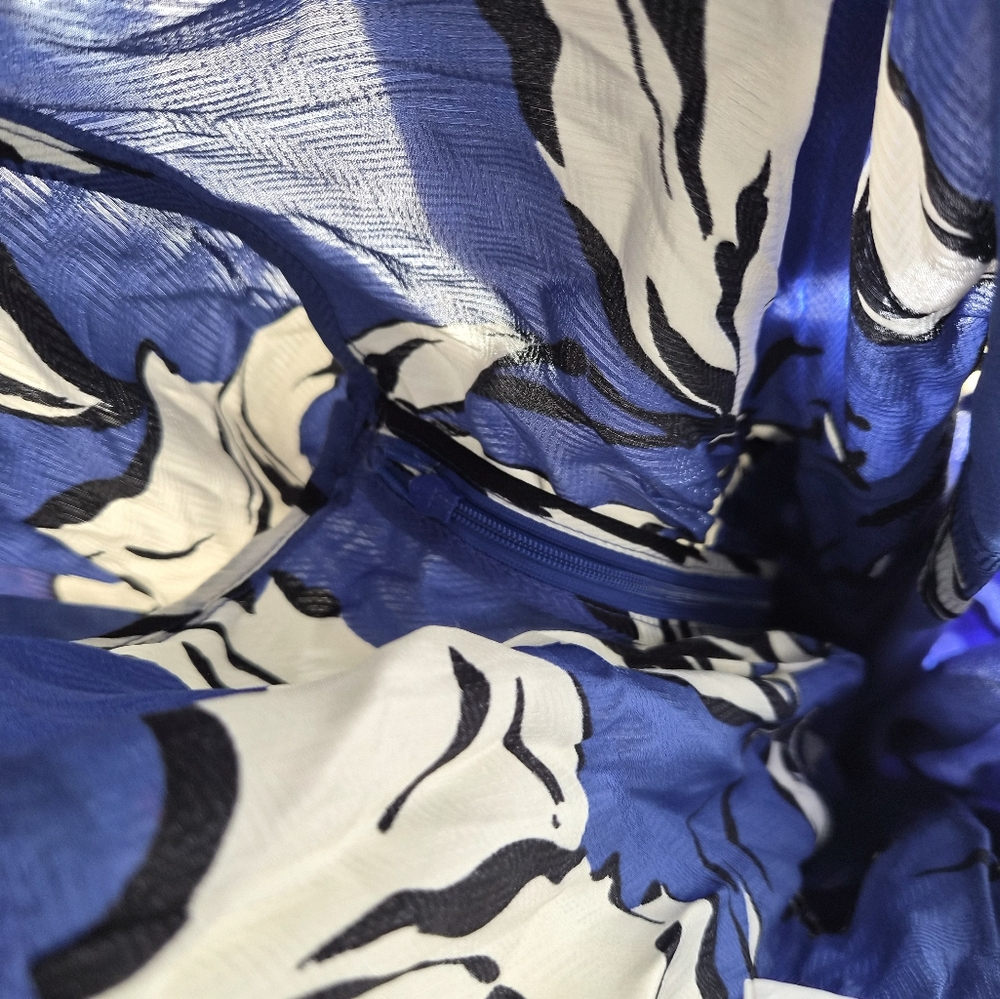 Veronica Beard Blue & White Floral Maxi Dress – Long Sleeve – Size 16‎ - Picture 12 of 14